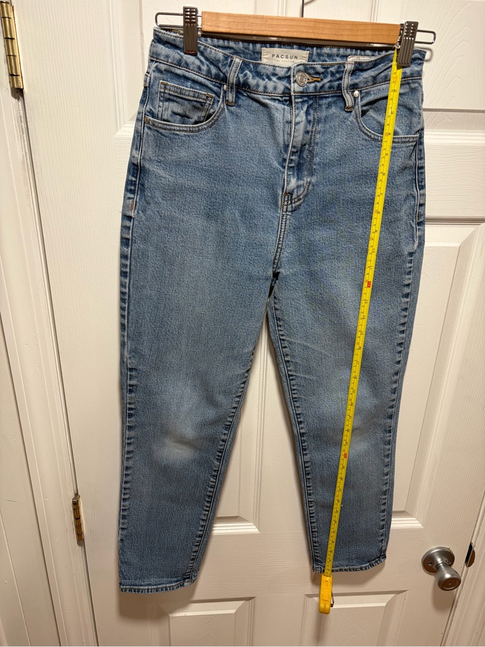 PacSun Light Indigo Mom Jeans Blue Straight Leg Jeans